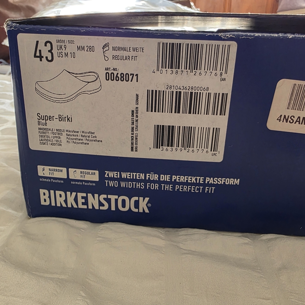 Birkenstock Super-Birki Blue Clogs
